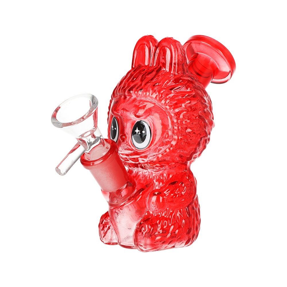 Funny Animal Glass Mini Water Pipe - 4.5" / 14mm F / Colors Vary - DEGIN store