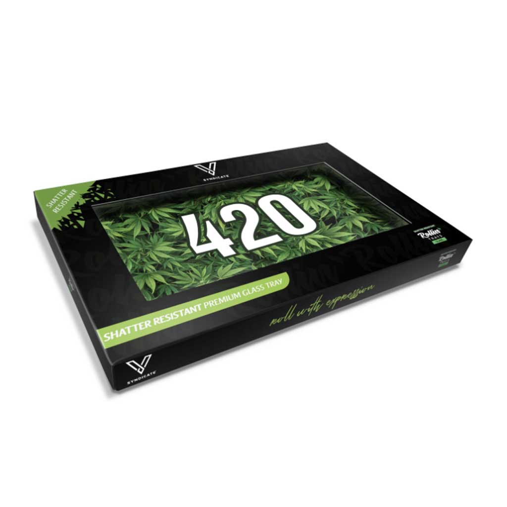 420 GLASS TRAY - DEGIN store