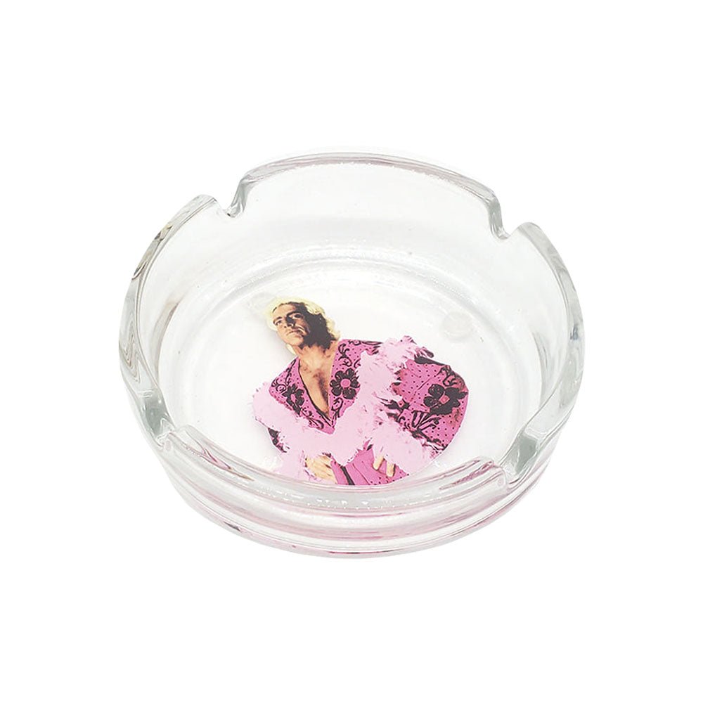 Ric Flair Drip Glass Ashtray | Pink Boa | 4.25" - DEGIN store