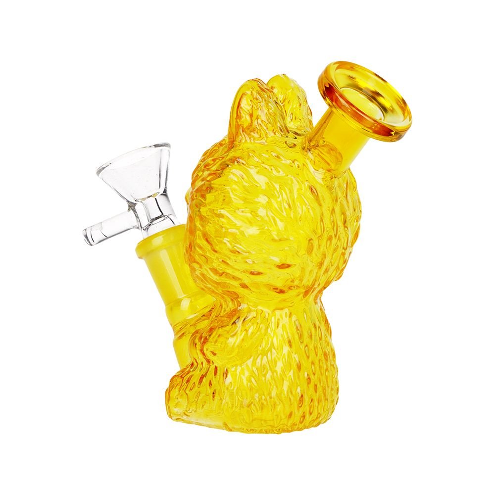 Funny Animal Glass Mini Water Pipe - 4.5" / 14mm F / Colors Vary - DEGIN store