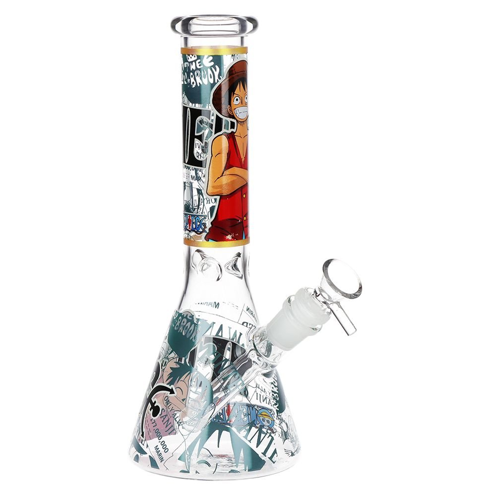 One Treasure Beaker Glass Water Pipe | 10.25" | 14mm F - DEGIN store
