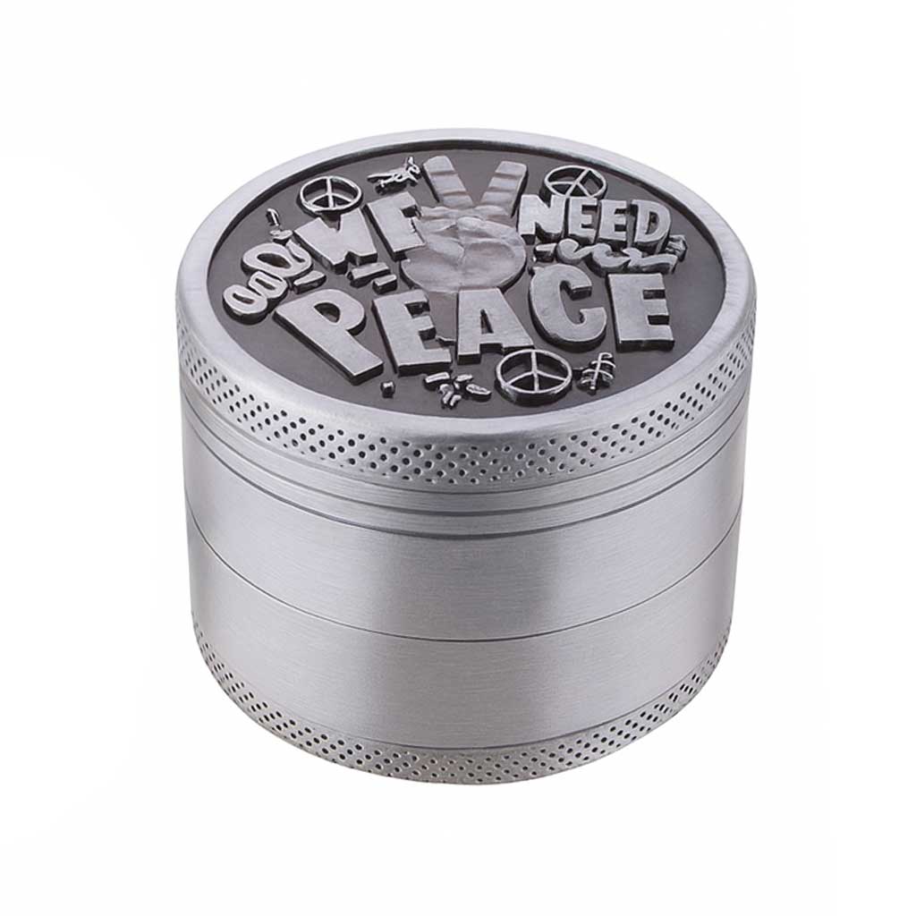 VINTAGE ALUMINUM EMBOSSED HERB GRINDER - DEGIN store