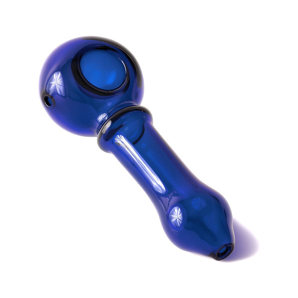COBALT BLUE GLASS HAND PIPE - DEGIN store