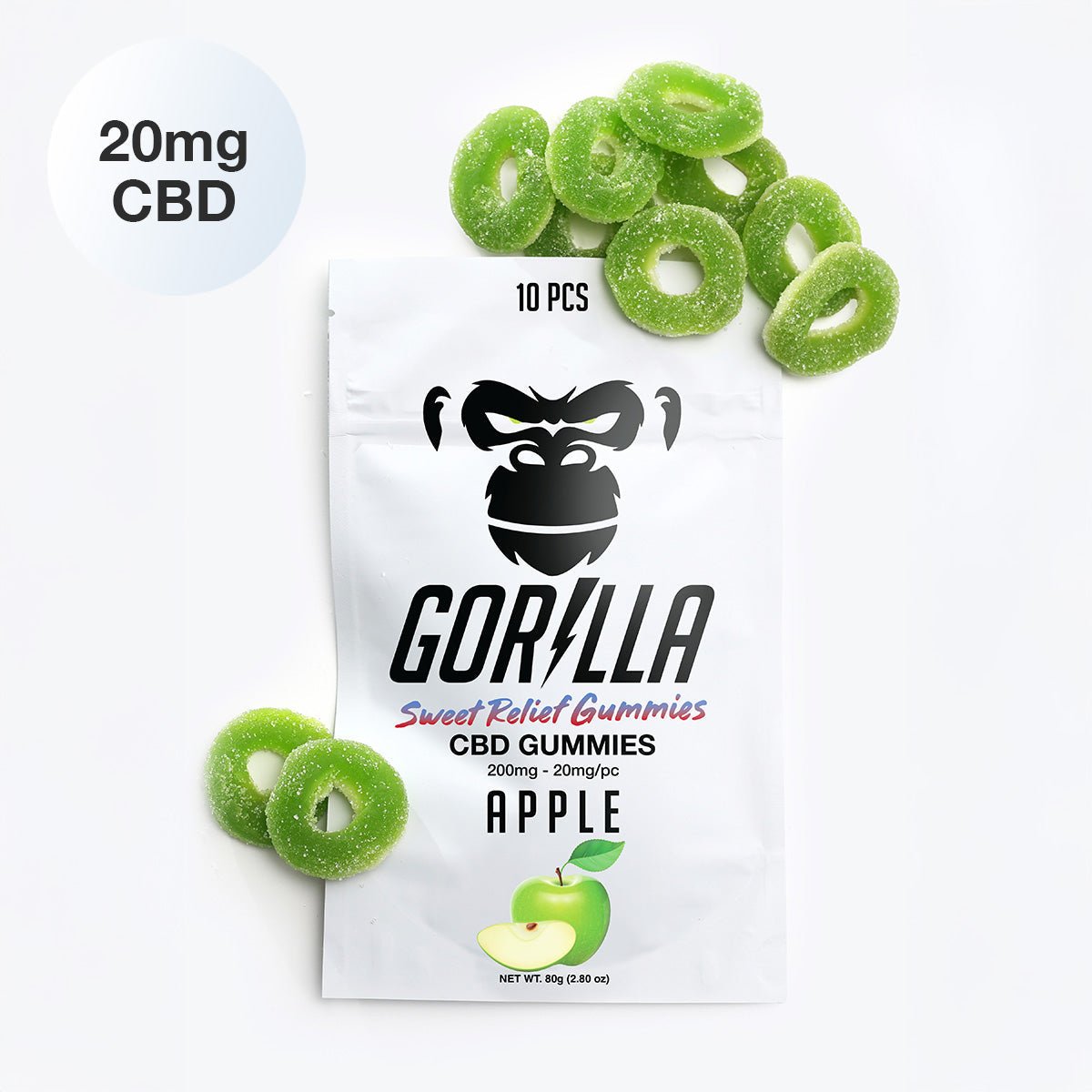 CBD Gummies - 20MG (10pc) - DEGIN store