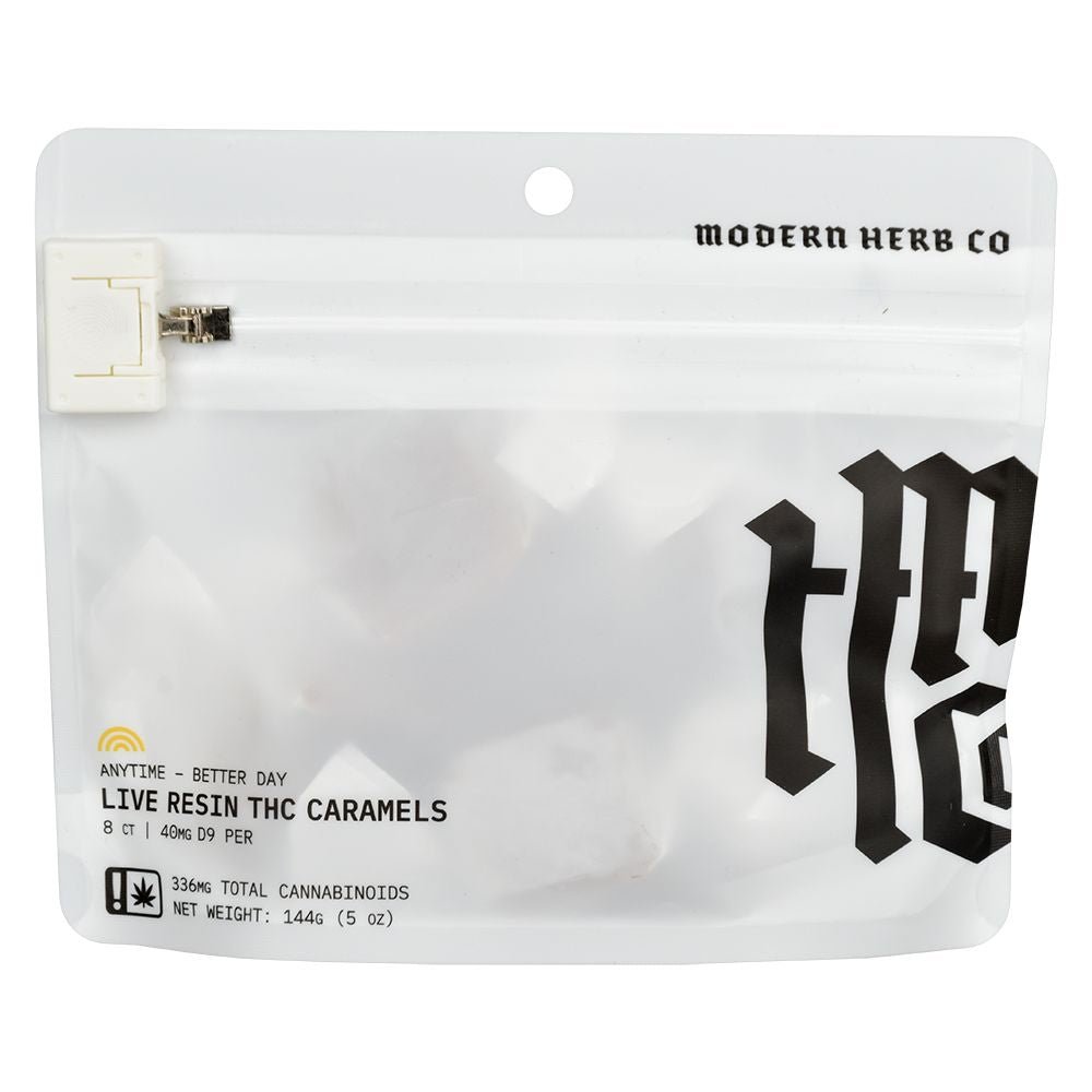 Modern Herb Co D9 Live Resin Caramels | 320mg - 400mg | 8pc Bag - DEGIN store