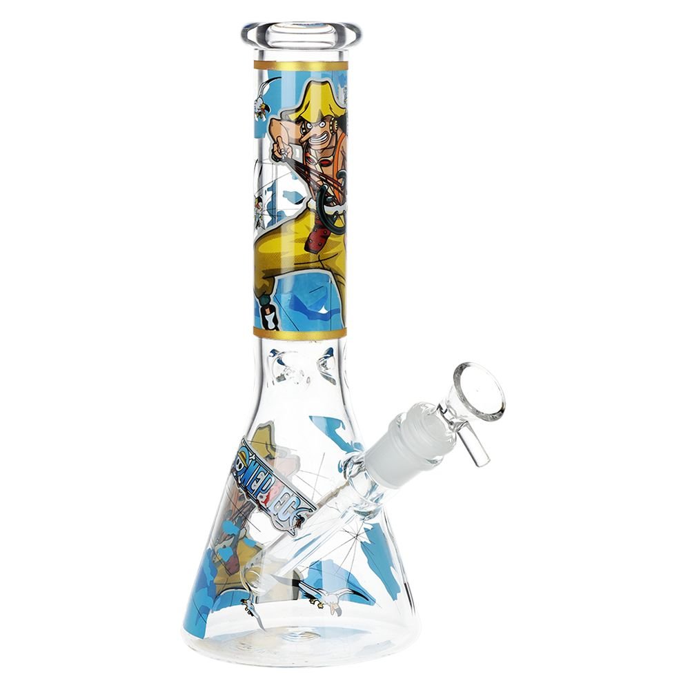 One Treasure Beaker Glass Water Pipe | 10.25" | 14mm F - DEGIN store