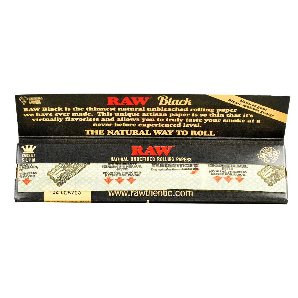 Raw Black Classic Rolling Papers - DEGIN store