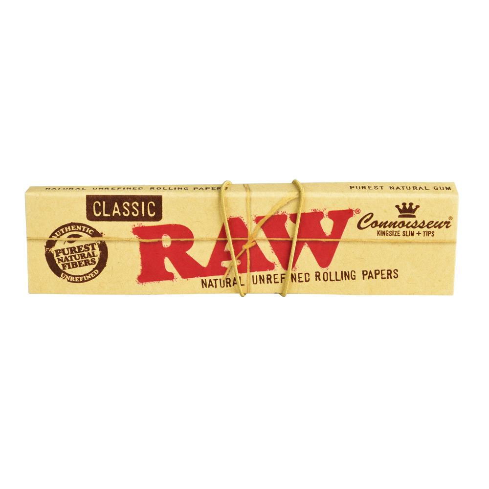 Raw Connoisseur Rolling Papers w/ Tips - DEGIN store