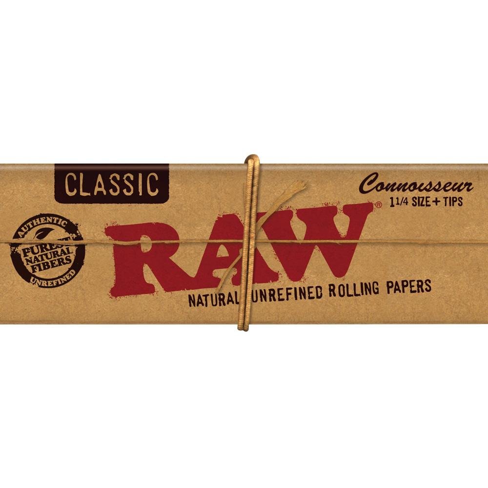 Raw Connoisseur Rolling Papers w/ Tips - DEGIN store
