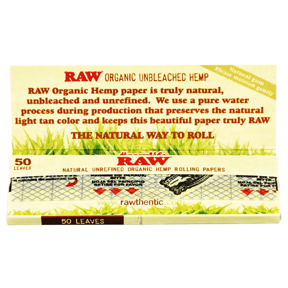 Raw Organic Hemp Rolling Papers - DEGIN store