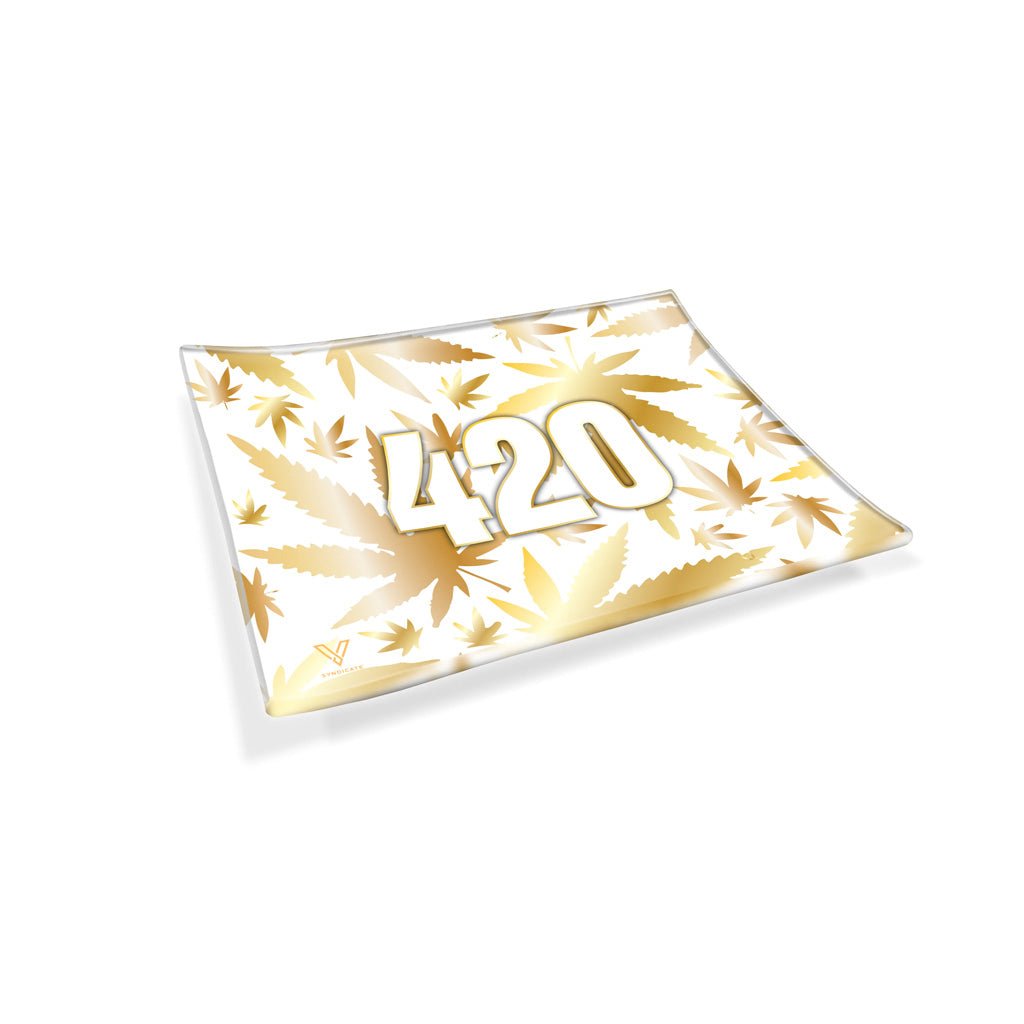 420 GLASS TRAY - DEGIN store