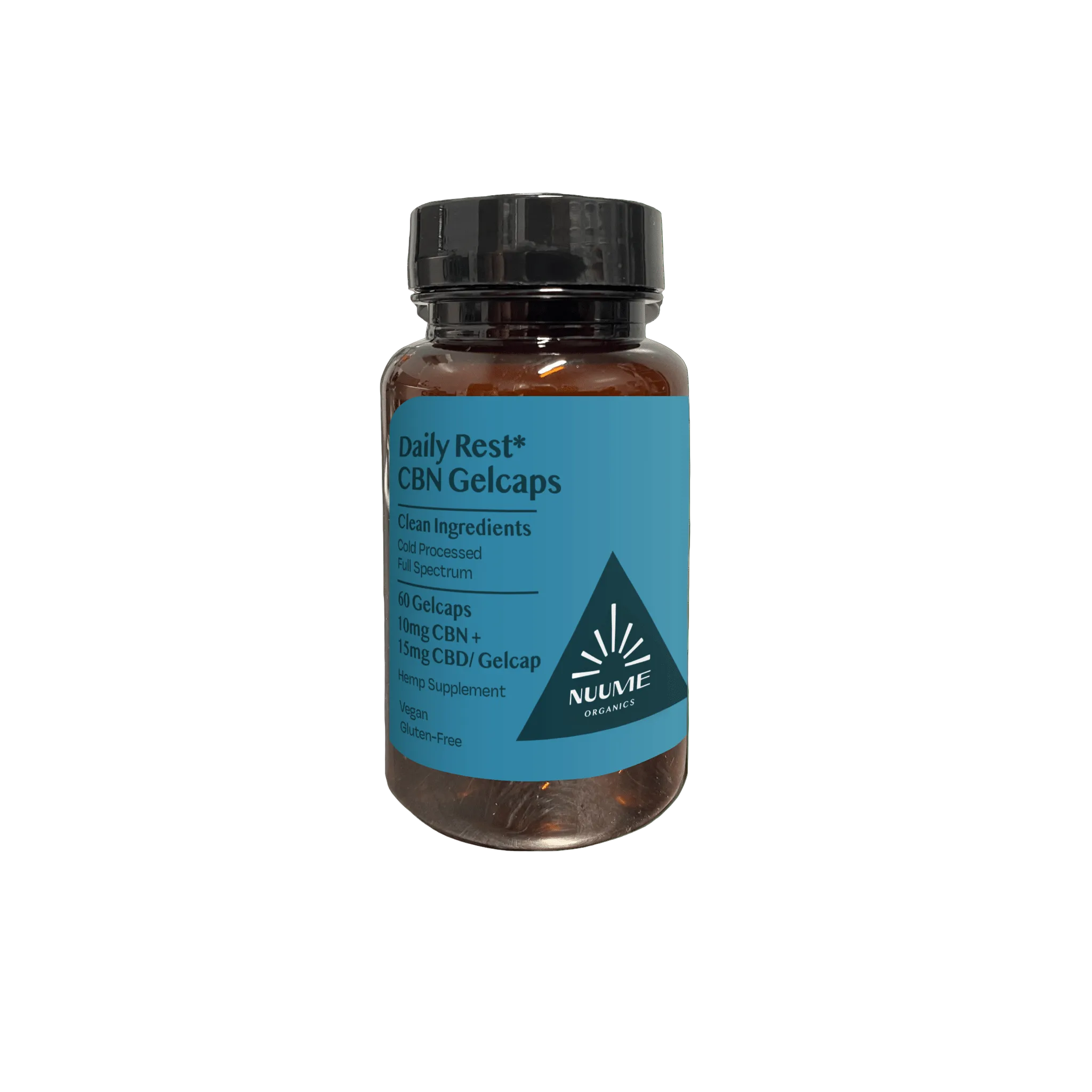 CBN+CBD Daily Rest* Gelcaps - 60ct bottle 10mg+15mg (1500mg/bottle) - DEGIN store
