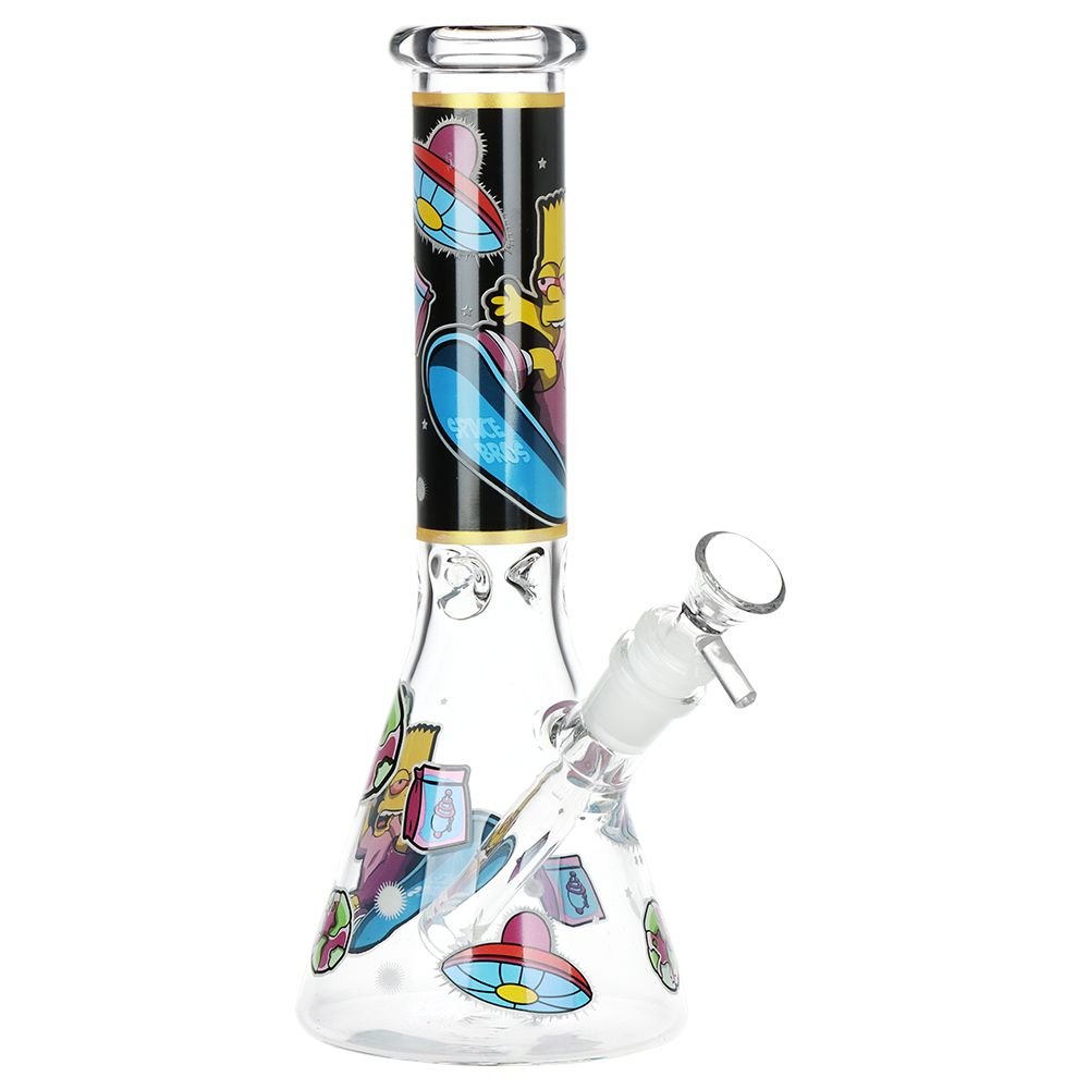 Don't Have A Cow Beaker Glass Water Pipe - 10" / 14mm F / Designs Vary - DEGIN store