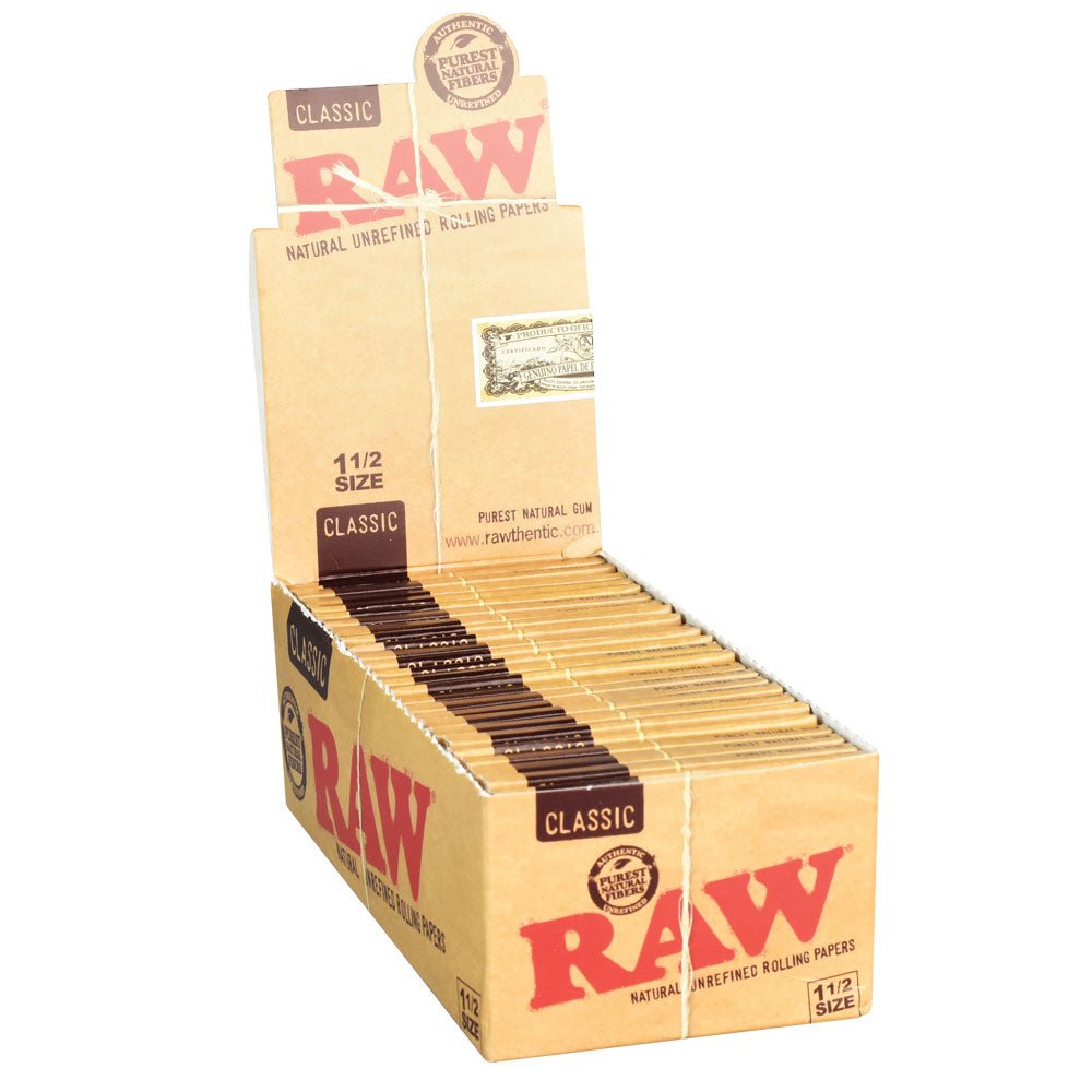 RAW Classic Rolling Papers | 1 1/2 Inch - DEGIN store